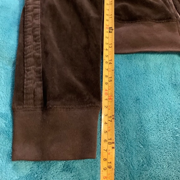 Juicy Couture 90s Velour Flare Pants 34 x 31 Zip Up Hoodie Tracksuit - Picture 5 of 14